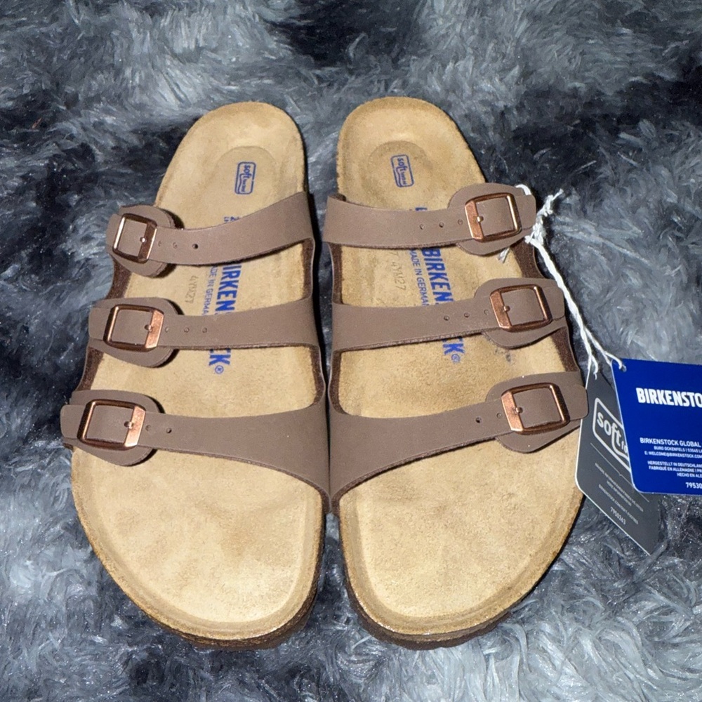 Birkenstock Tan Multi-Strap Sandals